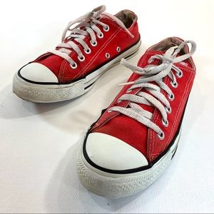 Converse vintage USA Made red Chuck Taylor low top
